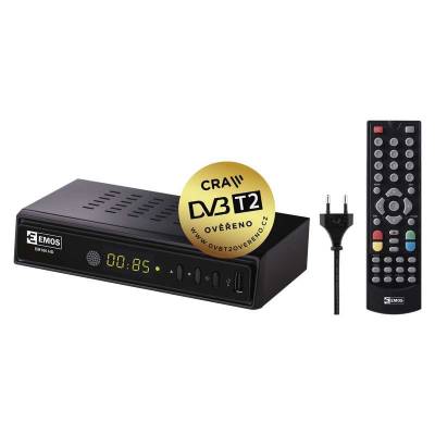 EMOS EM180 HD HEVC H265 set top box (DVB-T2)