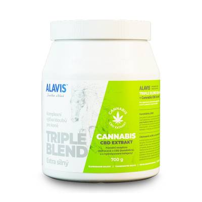 Alavis Triple Blend Extra silný + Cannabis CBD Extr. 700g