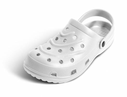 Dámské gumové pantofle bílé 