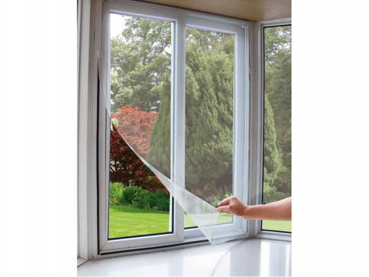 Síť okenní proti hmyzu,150x180cm,PES,Extol Craft