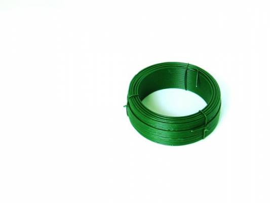Drát nap.PVC 52m/zelený 3,4mm 3LEV42256