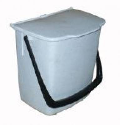Koš odpadkový kbelík univerzální bílý