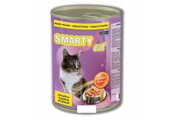 SMARTY chunks 410g cat poultry 7742
