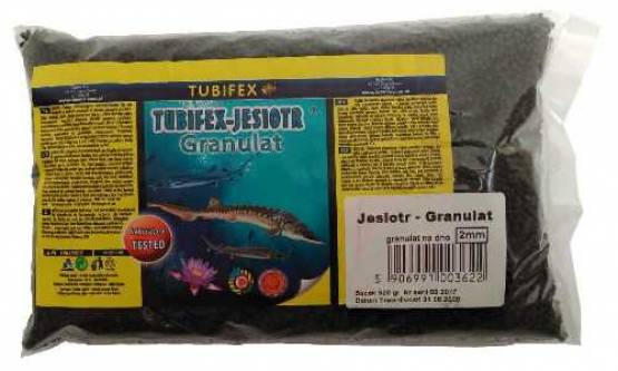 Tubifex krmivo pro Jesetery 2mm-0,5kg