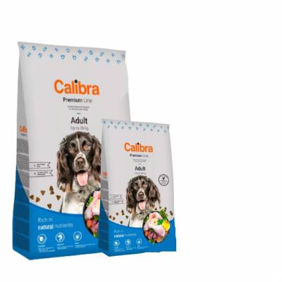 Calibra Dog Premium Line Adult 12kg + 3kg ZDARMA