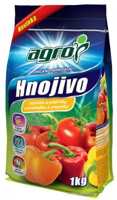 Agro Organominerální hnojivo rajčata papriky 1kg