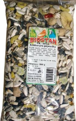 Biostan PA-DELUXE pro papoušky 500g