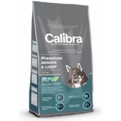 Calibra Dog Premium Senior+Light 12kg new