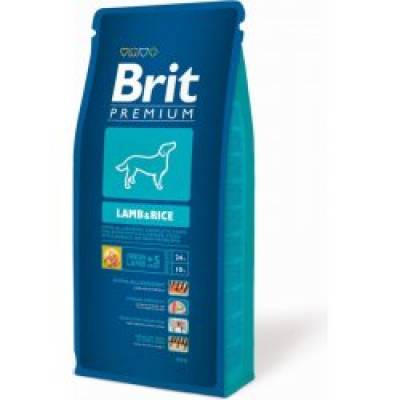 BRIT Premium Dog Lamb+Rice 15kg