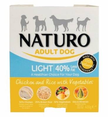 Naturo Adult Dog 400g Chicken and Rice with Vegetables
