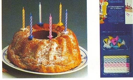 Svíčky dortové 24ks se stoj.65mm