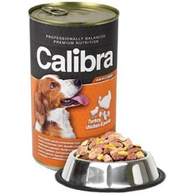 Calibra Dog konz.1240g krůtí+kuřecí+těstoviny v želé