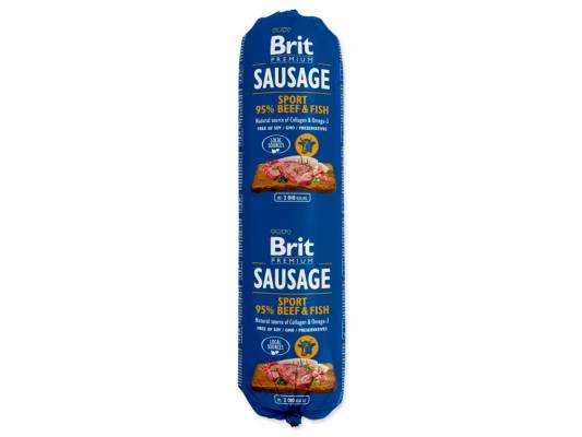 Brit Sausage Sport Beef+Fish 800g