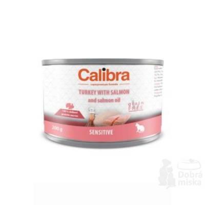 Calibra Cat 200g konz.Sensitive krůta a losos